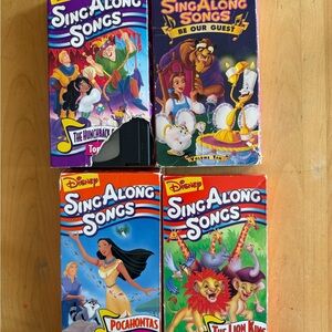 Disney Sing Along Songs VHS -working /tested